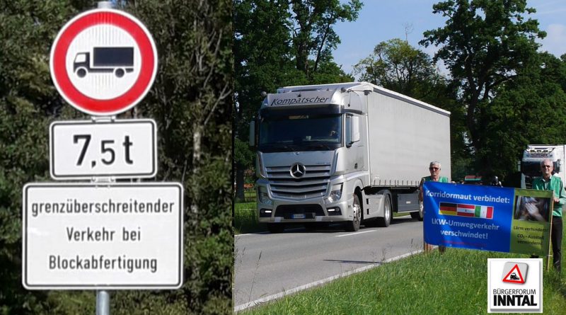 Durchfahrtsverbot für Lkw an Tagen mit Blockabfertigung erlassen