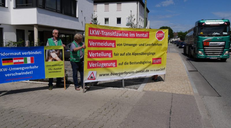 LKW-Transitverbote an Tagen der Blockabfertigung in der Region Rosenheim angekündigt