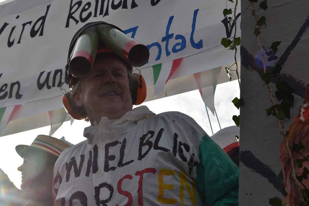 Torsten Tunnelblick Bürgerforum Inntal Faschingzug Flintsbach Brennernordzulauf.