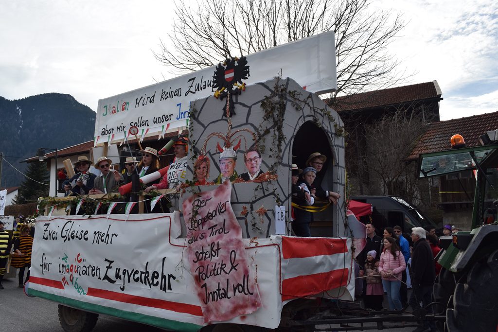 Bürgerforum Inntal Faschingzug Flintsbach Brennernordzulauf